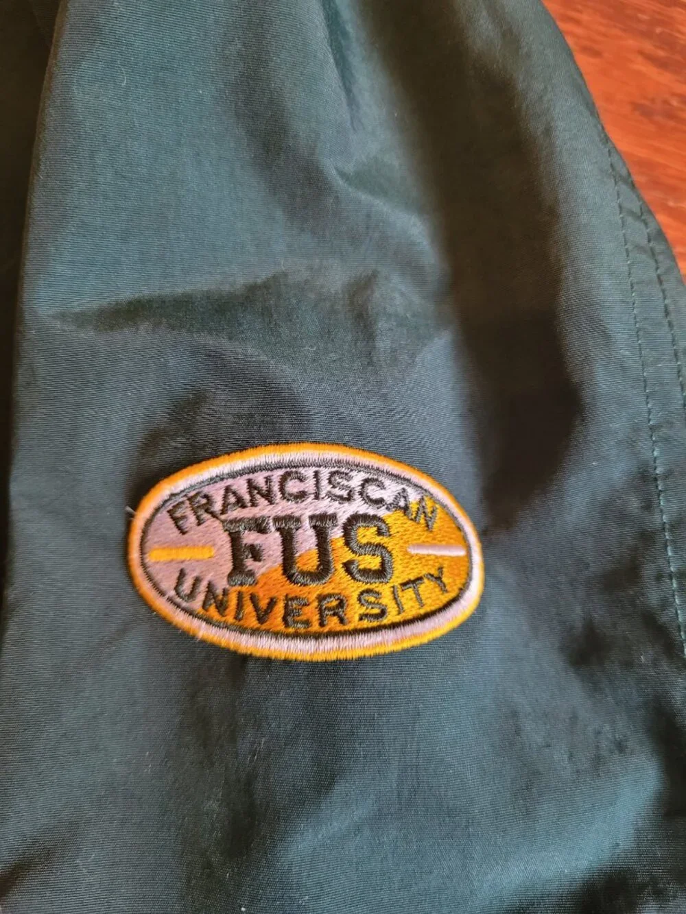 Vintage Gear For Sports Franciscan University pullover windbreaker  dark teal
